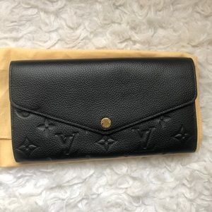 Louis Vuitton empreinte Sarah wallet